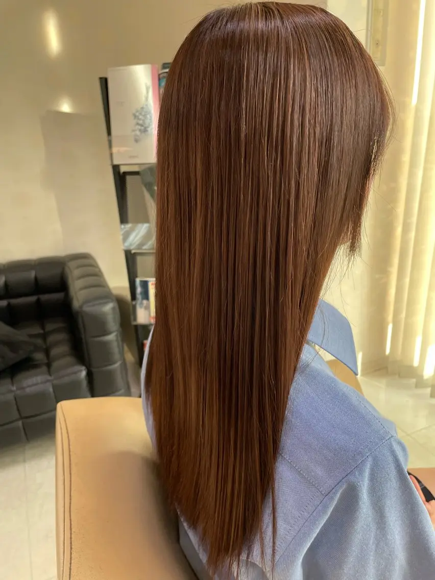 カラー ブラウンカラー ピンクカラー Uno ．のヘアスタイル