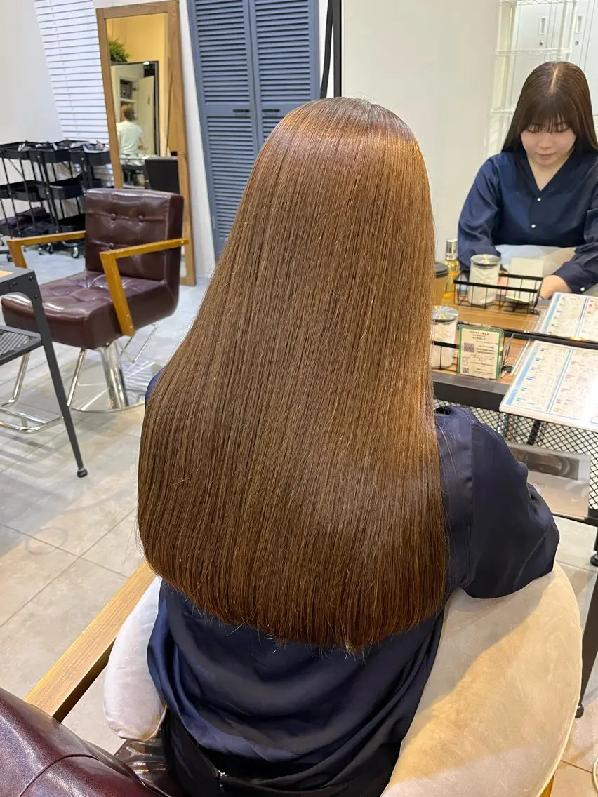 ロング カラー ブリーチ ケアブリーチ 期間限定 ショート特化/表参道のヘアスタイル