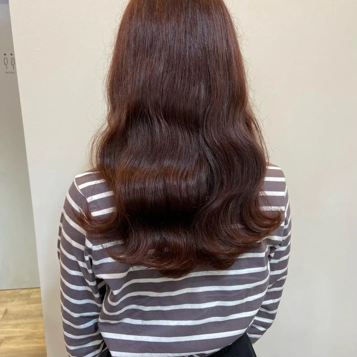 セミロング カラー ベージュカラー ブリーチ ケアブリーチ 透明感カラー ダブルカラー mai 🎀 / 梅田美容室のヘアスタイル