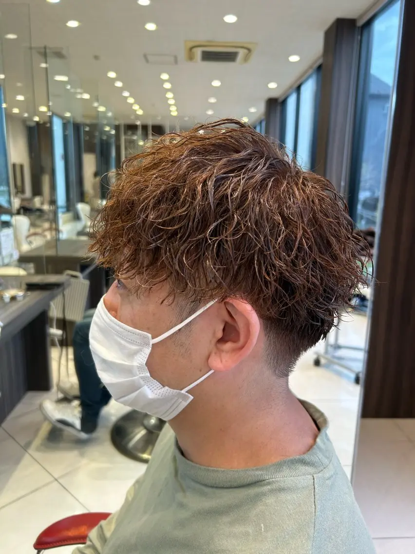 ショート パーマ メンズ メンズ専門 米山諒✂️のヘアスタイル