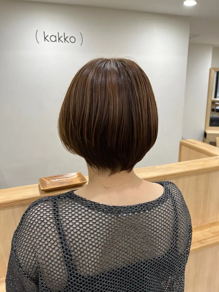 ショート 縮毛矯正 カット 縮毛矯正 (kakko) ayumiのヘアスタイル