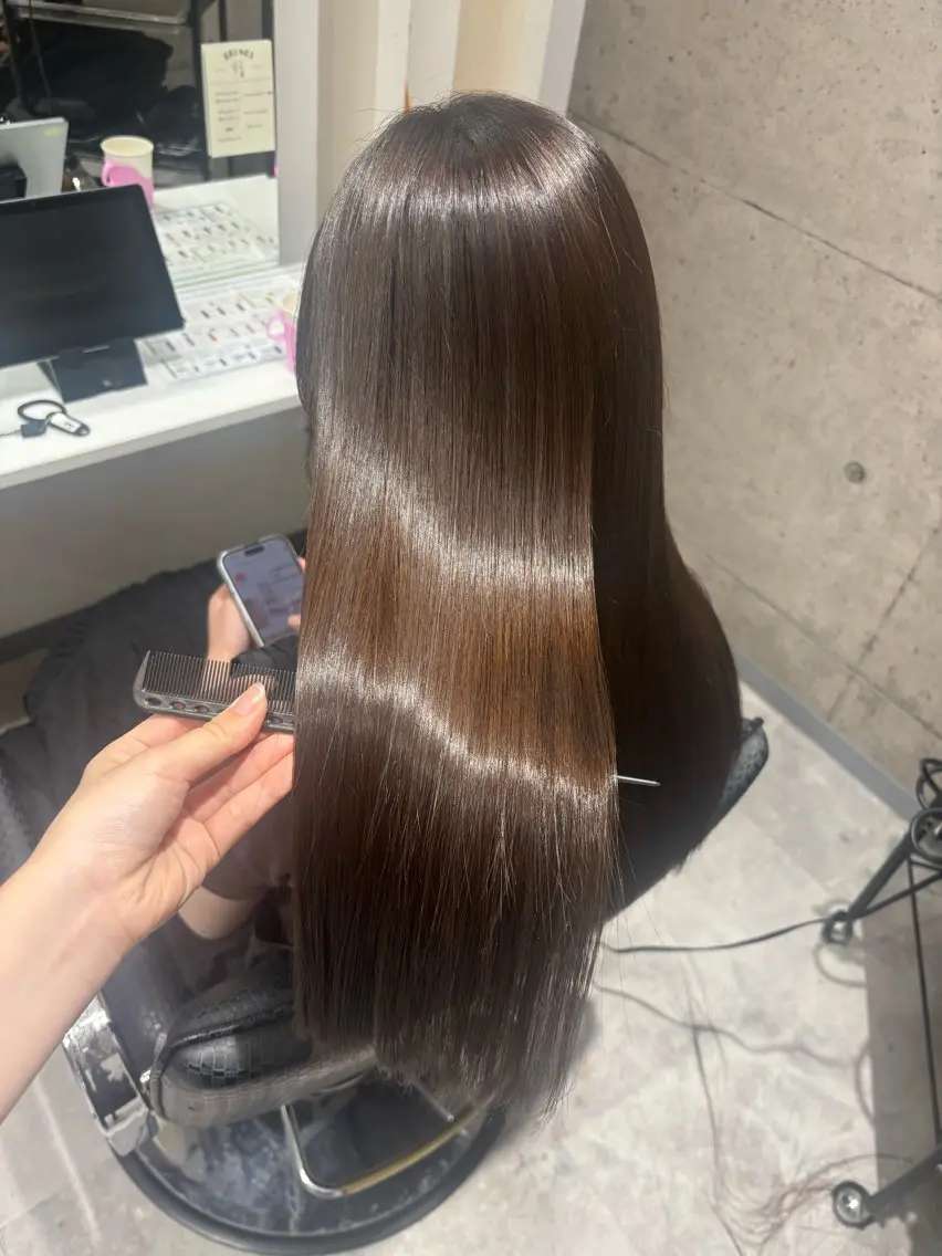ロング カラー 髪質改善 トリートメント mm‪ ♡ yukaのヘアスタイル