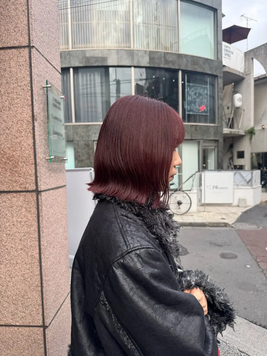 ミディアム カラー カット ヘアカラー Lomalia 🤍🫧/makoのヘアスタイル