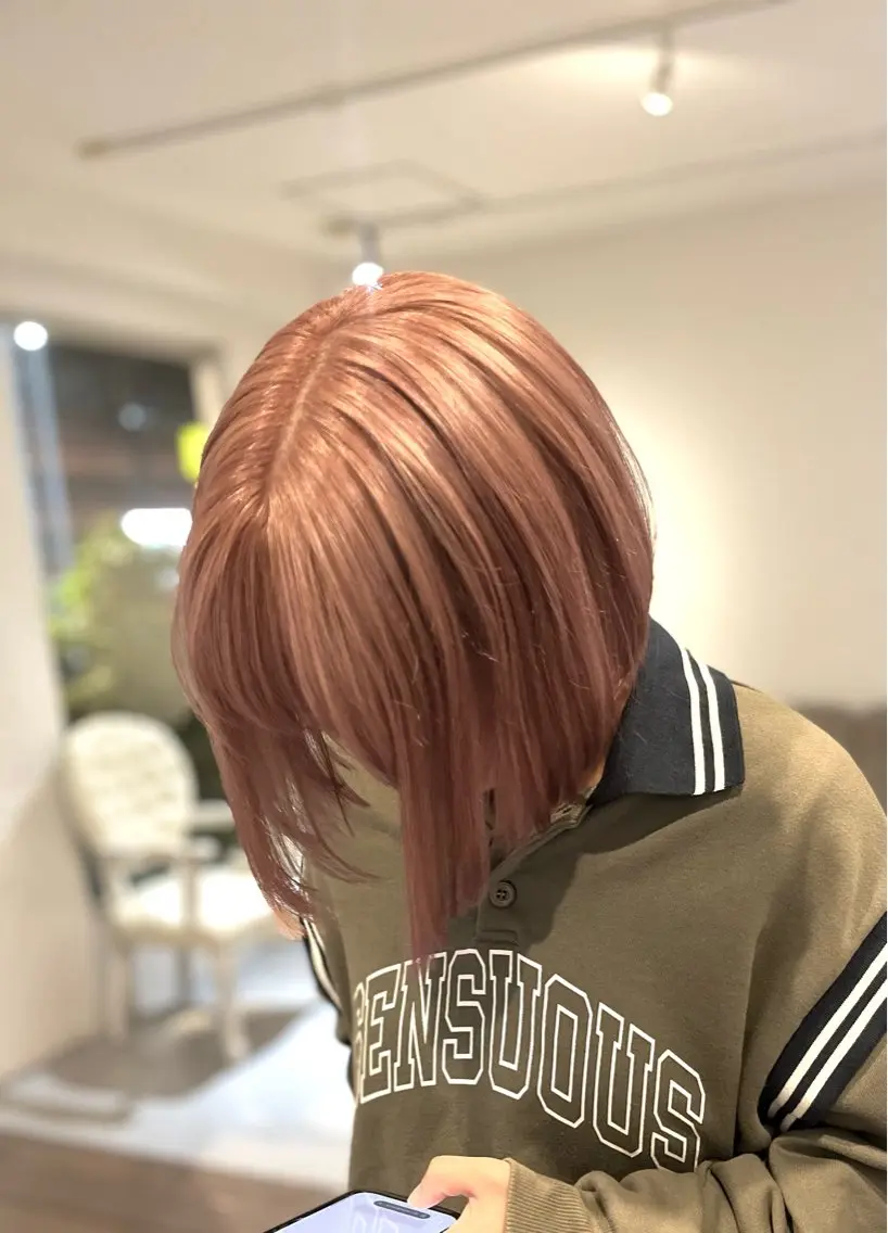 【学割U24】ブリーチフルorハイライト+フルカラー+プレトリートメント ¥9000の写真