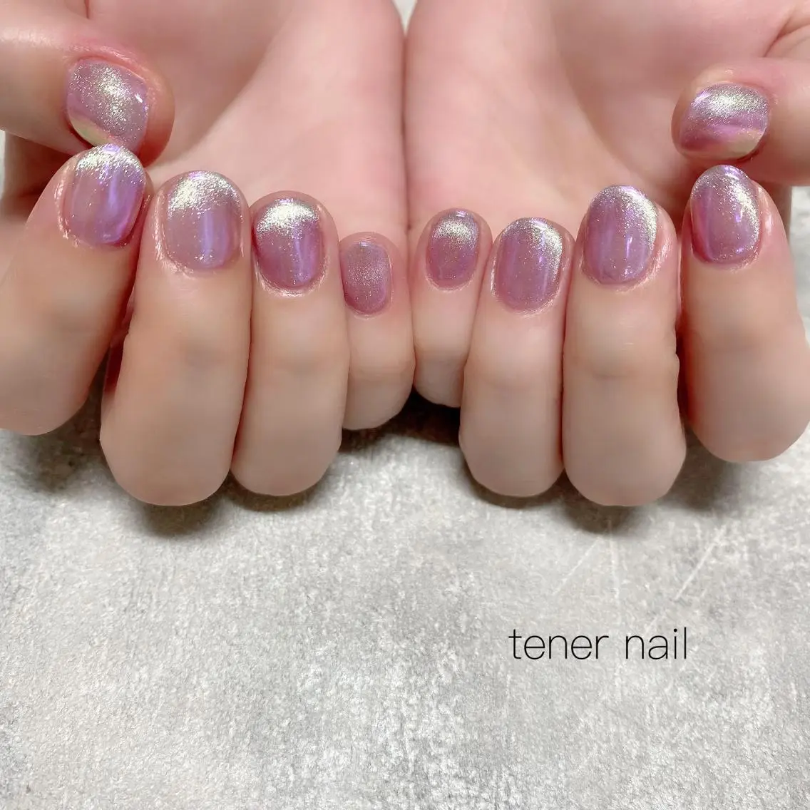 ネイル フレンチネイル マグネットネイル マグネットフレンチ テネルネイル tener nailのネイルデザイン
