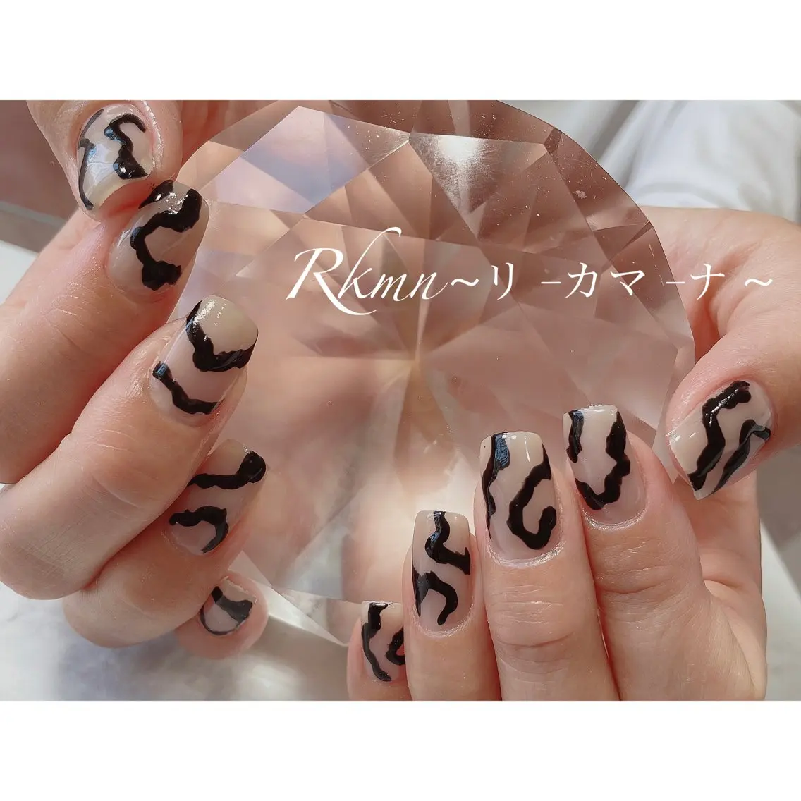 ネイル アートネイル ニュアンスネイル 春ネイル ハンドネイル フットネイル ハンドケア Rkmn ~リ-カマ-ナ~のネイルデザイン