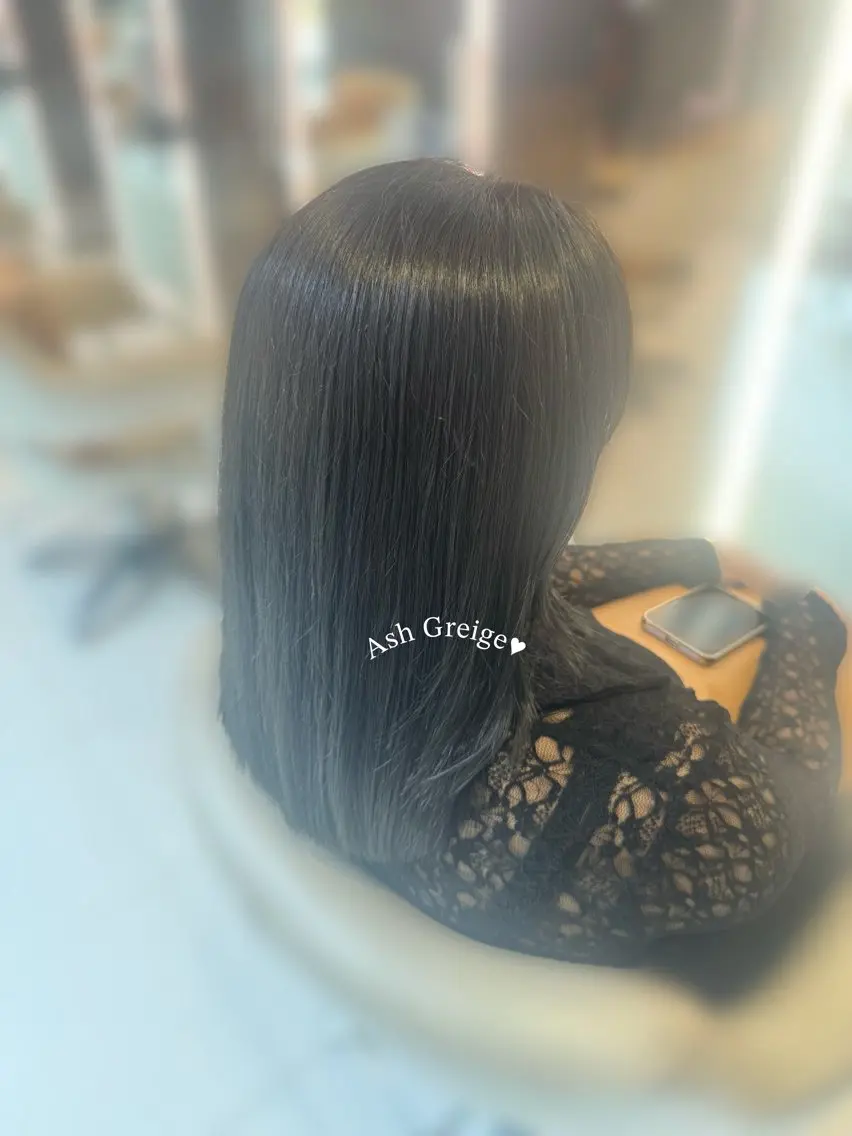 ミディアム カラー ヘアアレンジ 🤍たむら みなみ 銀座🤍のヘアスタイル
