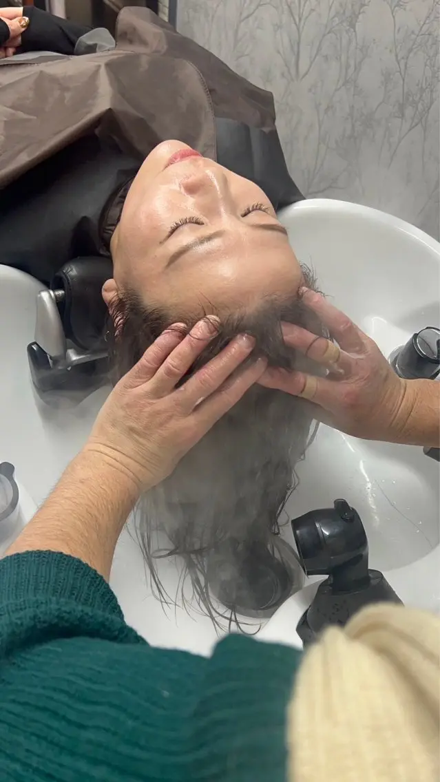 ヘッドスパ(20分) シャンプー、スタイリング込みの写真