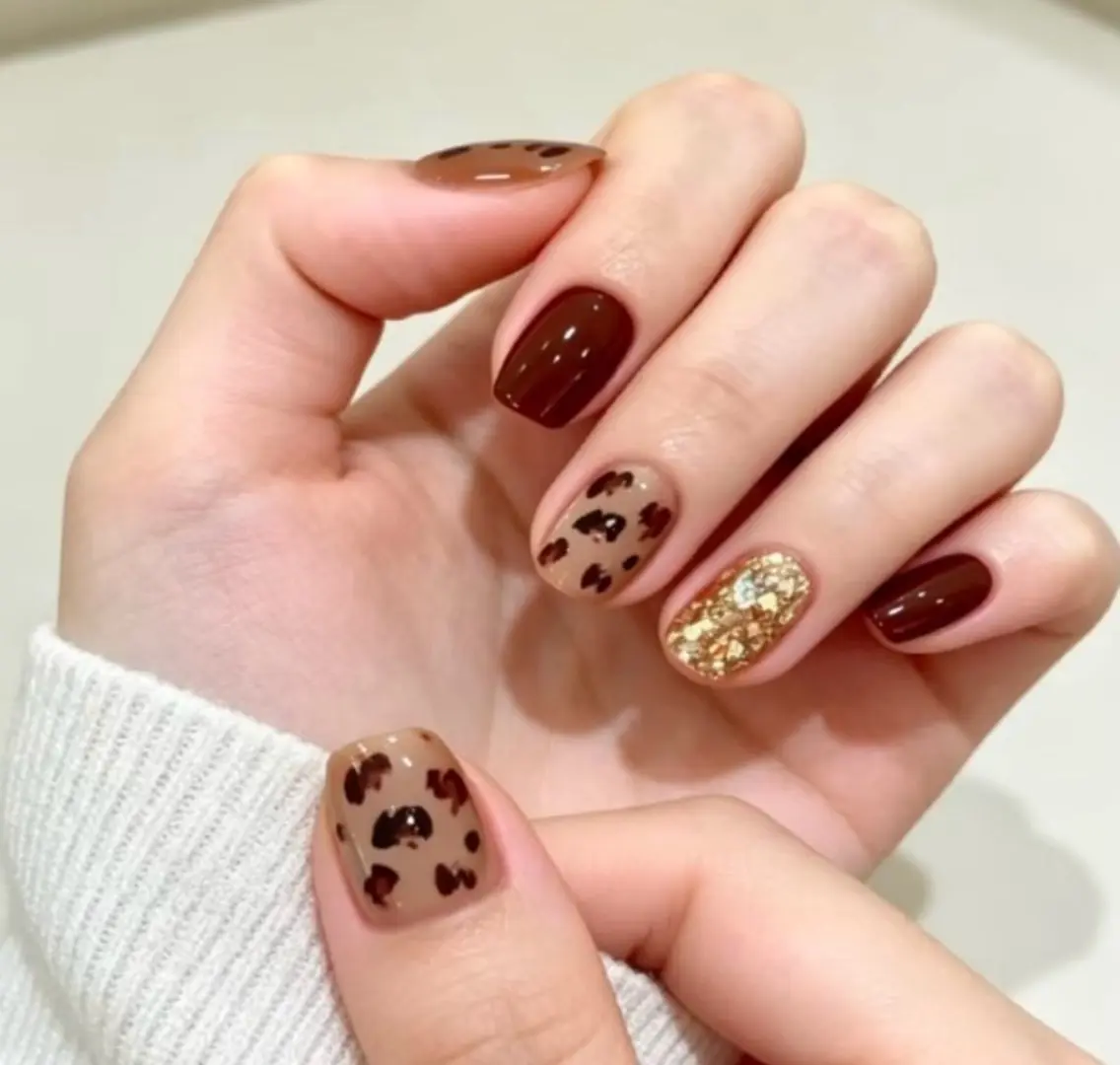 ネイル ハンドネイル H3 Nail Tsuki🦋💙のネイルデザイン