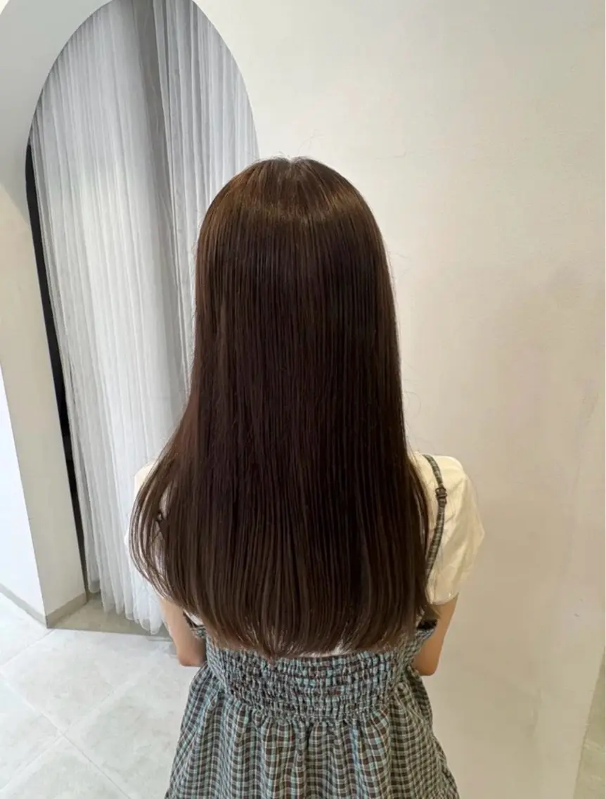 セミロング カラー 北村 海来のヘアスタイル