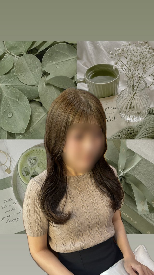 カラー ベージュカラー 透明感カラー オリーブベージュ ヘアカラー お褒めの口コミ多数✨ 美髪カラー/浦本冴絵のヘアスタイル