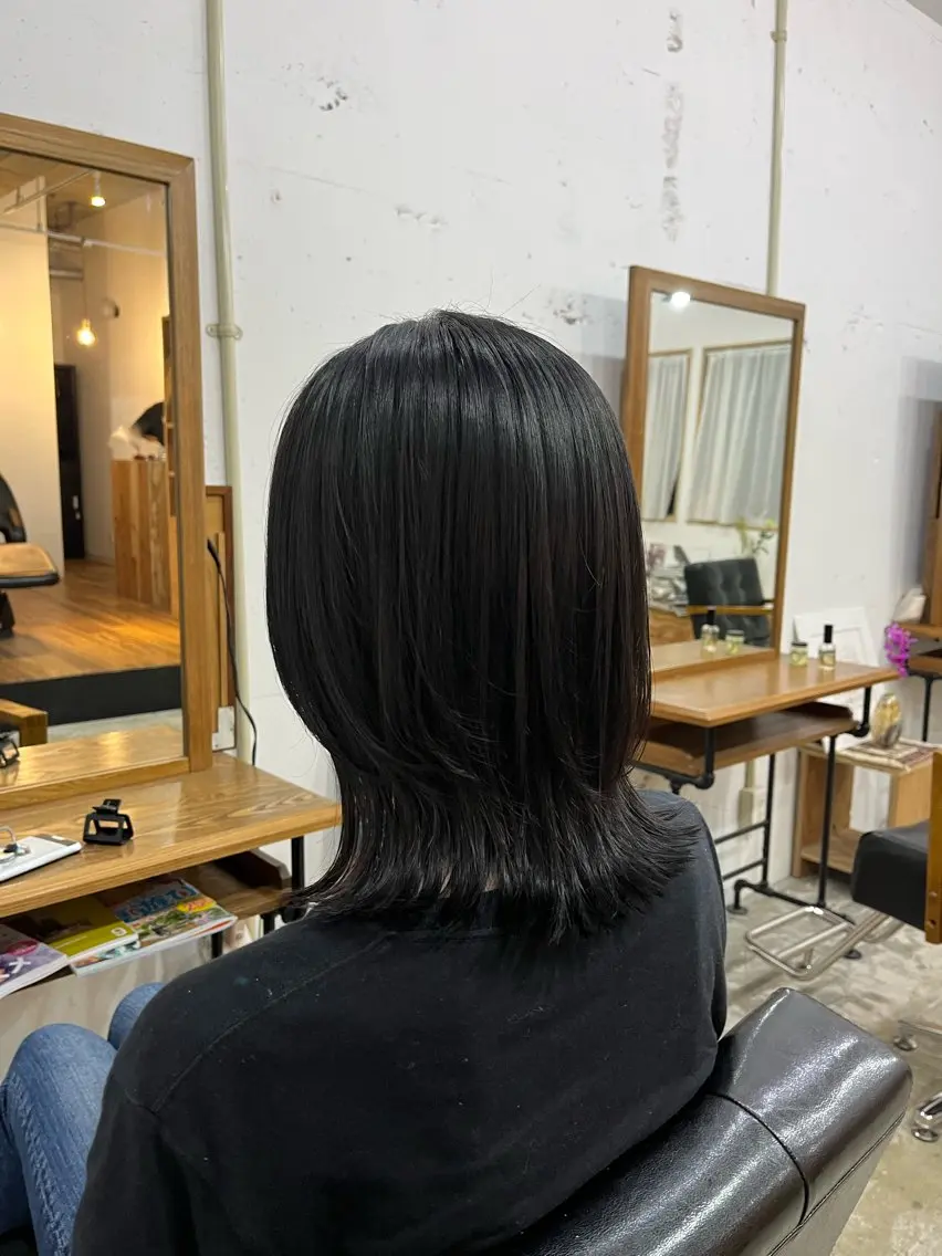 ミディアム カット トリートメント SPUR ふうのヘアスタイル