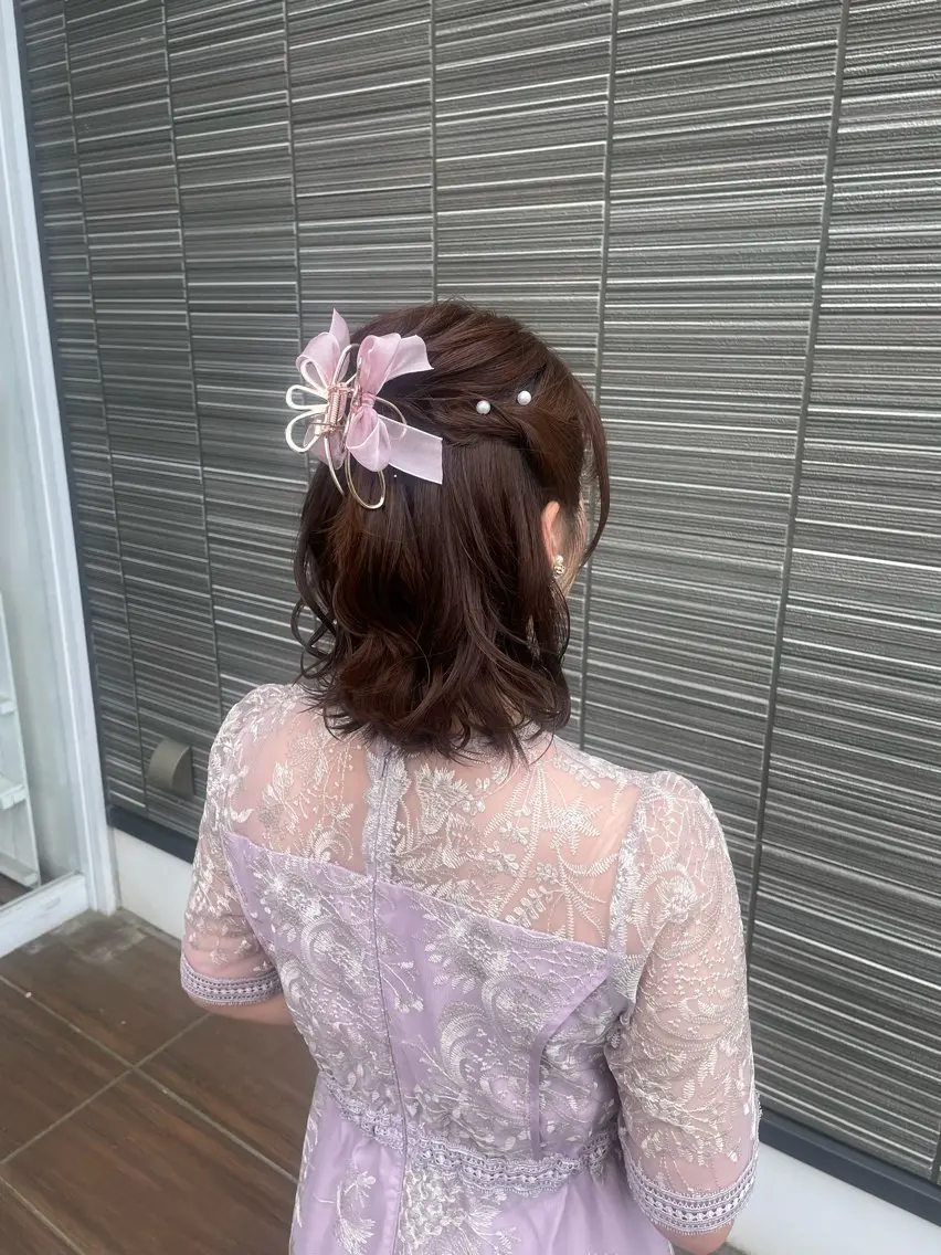 ミディアム 柳元 蘭夢のヘアスタイル