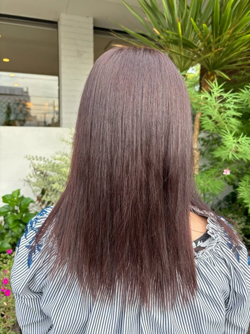 セミロング カラー 近藤 風華のヘアスタイル