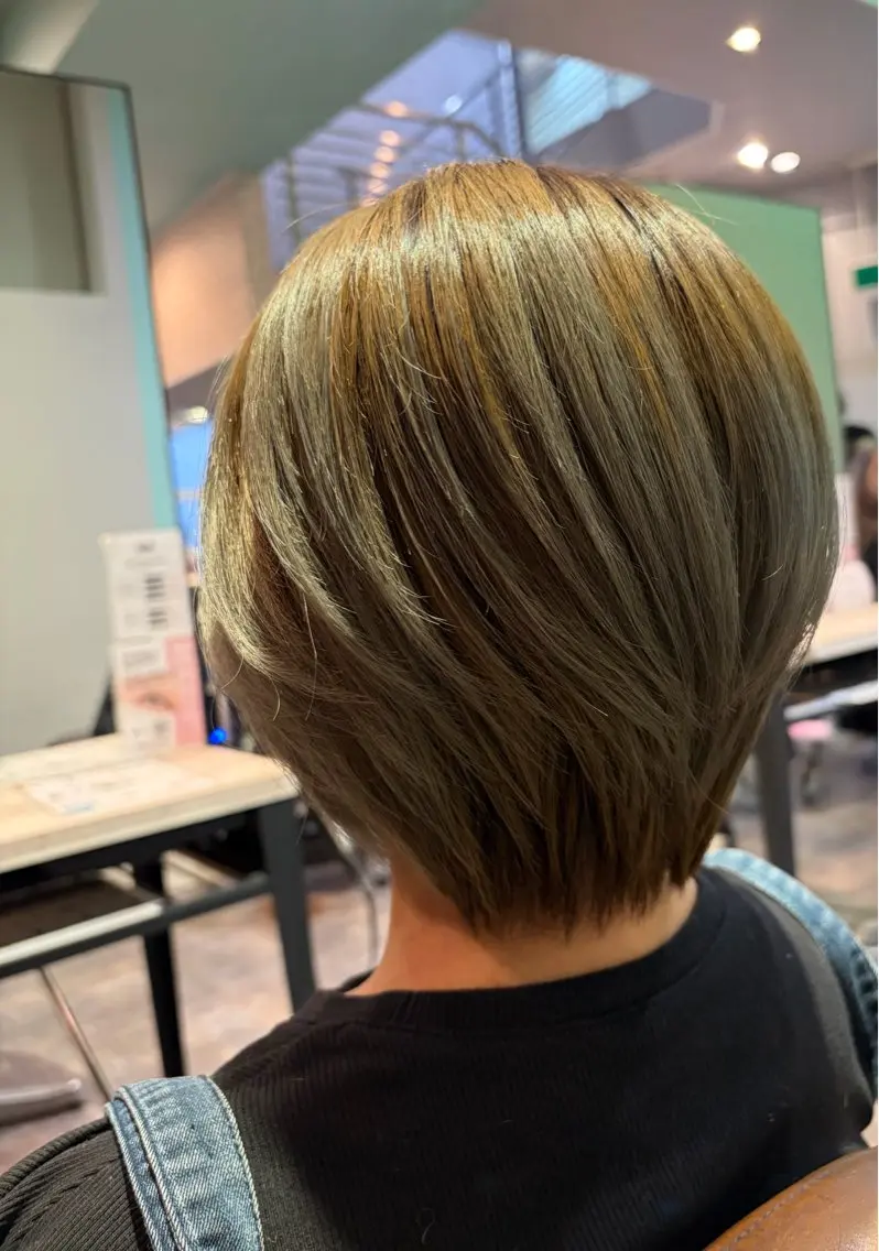 ショート ショートヘア ウルフカット カット カットモデル RURUのヘアスタイル