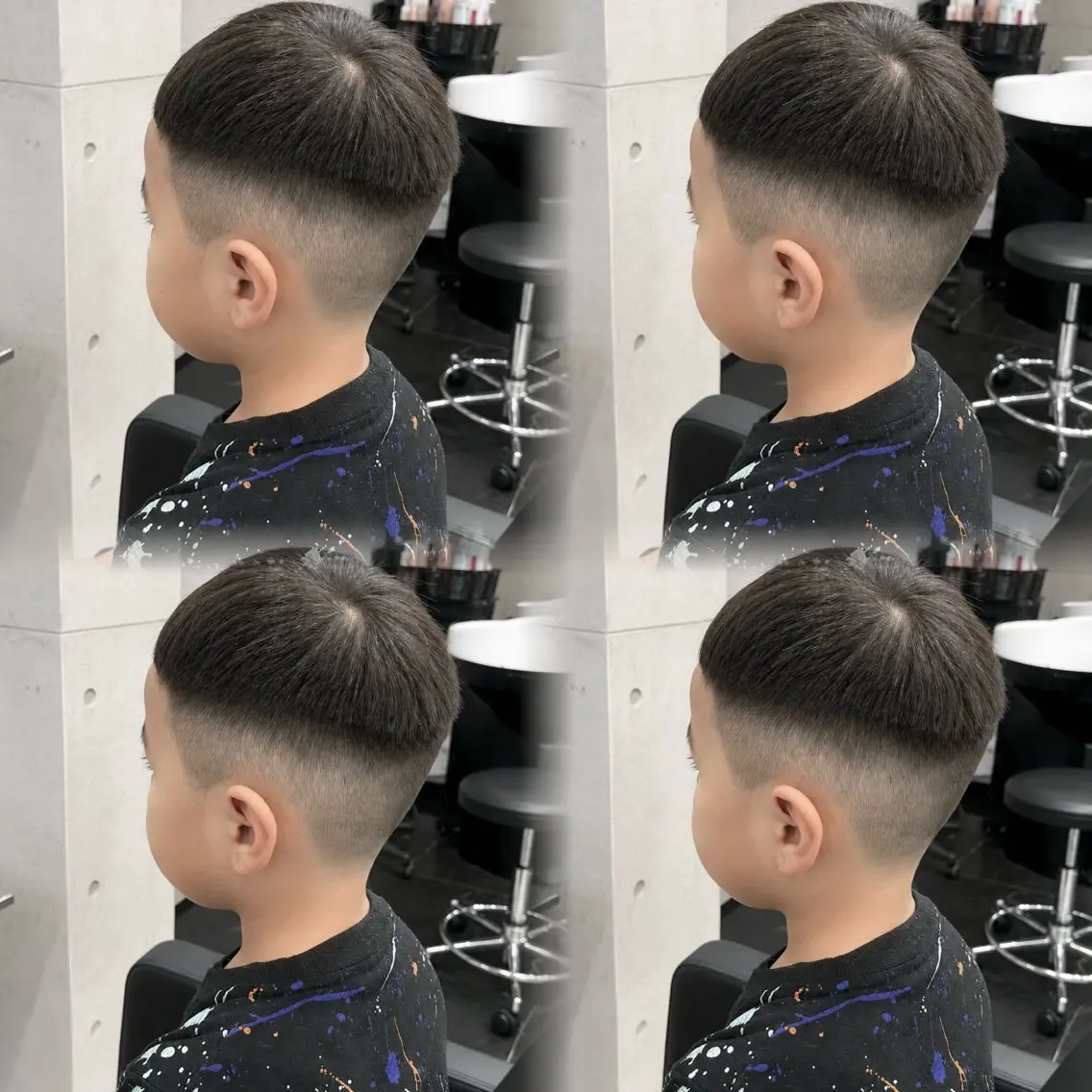 メンズ キッズ フェードカット 🖤モデル様募集中 ┊︎𝐀𝐲𝐚🖤のヘアスタイル