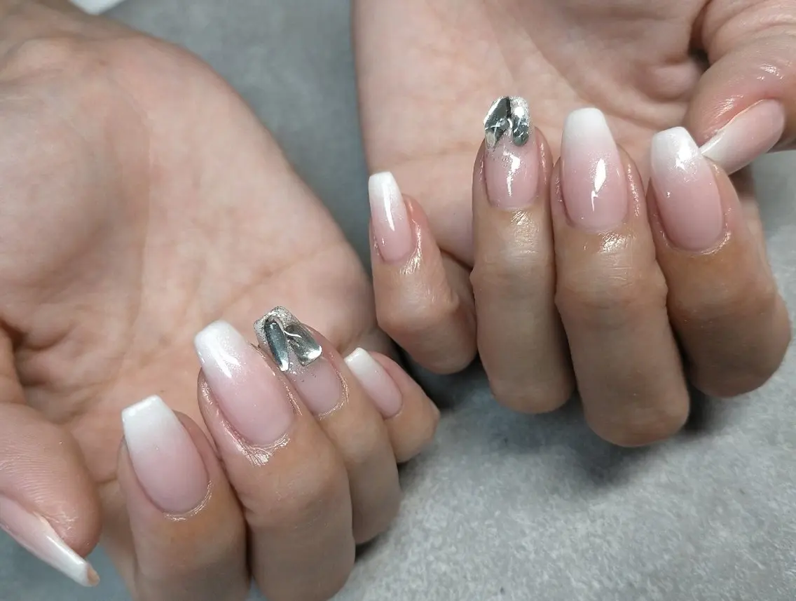 【オフ無しの方】学割☆チップ長さ出し10本💅＋🌼*･ジェルやり放題90分画像持ち込OK！マグもOK☆￥9980の写真