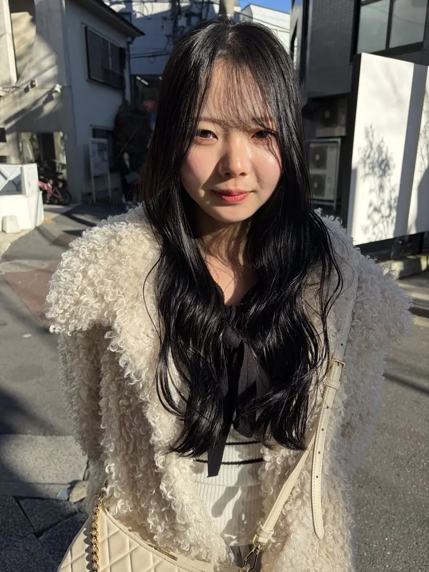 セミロング カラー ヘアカラー トリートメント 中性的ヘア/ ナチュラル/トモキのヘアスタイル