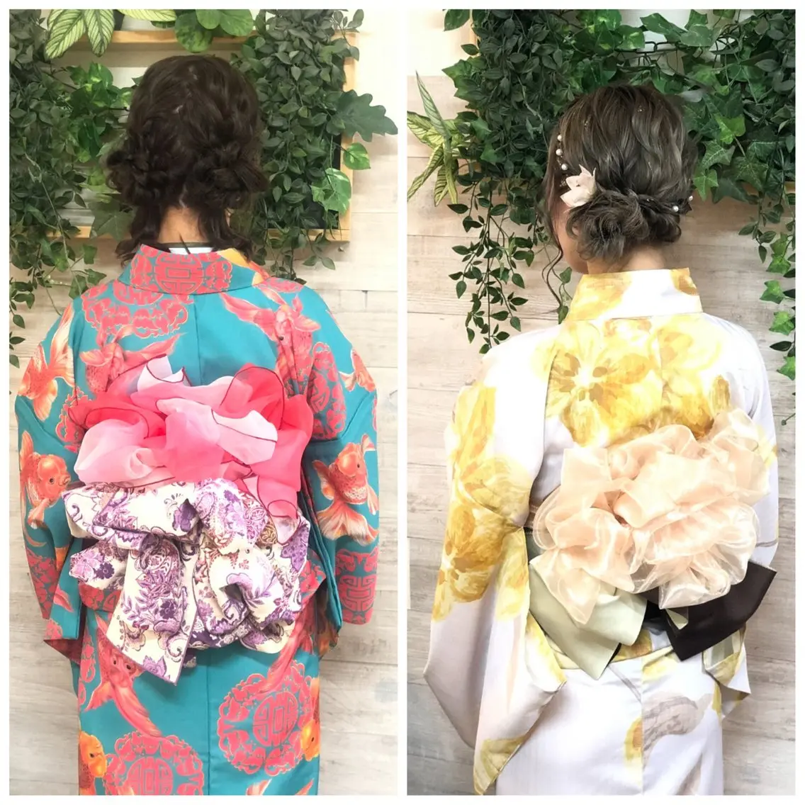 浴衣着付け+ヘアセット(指名料込)の写真