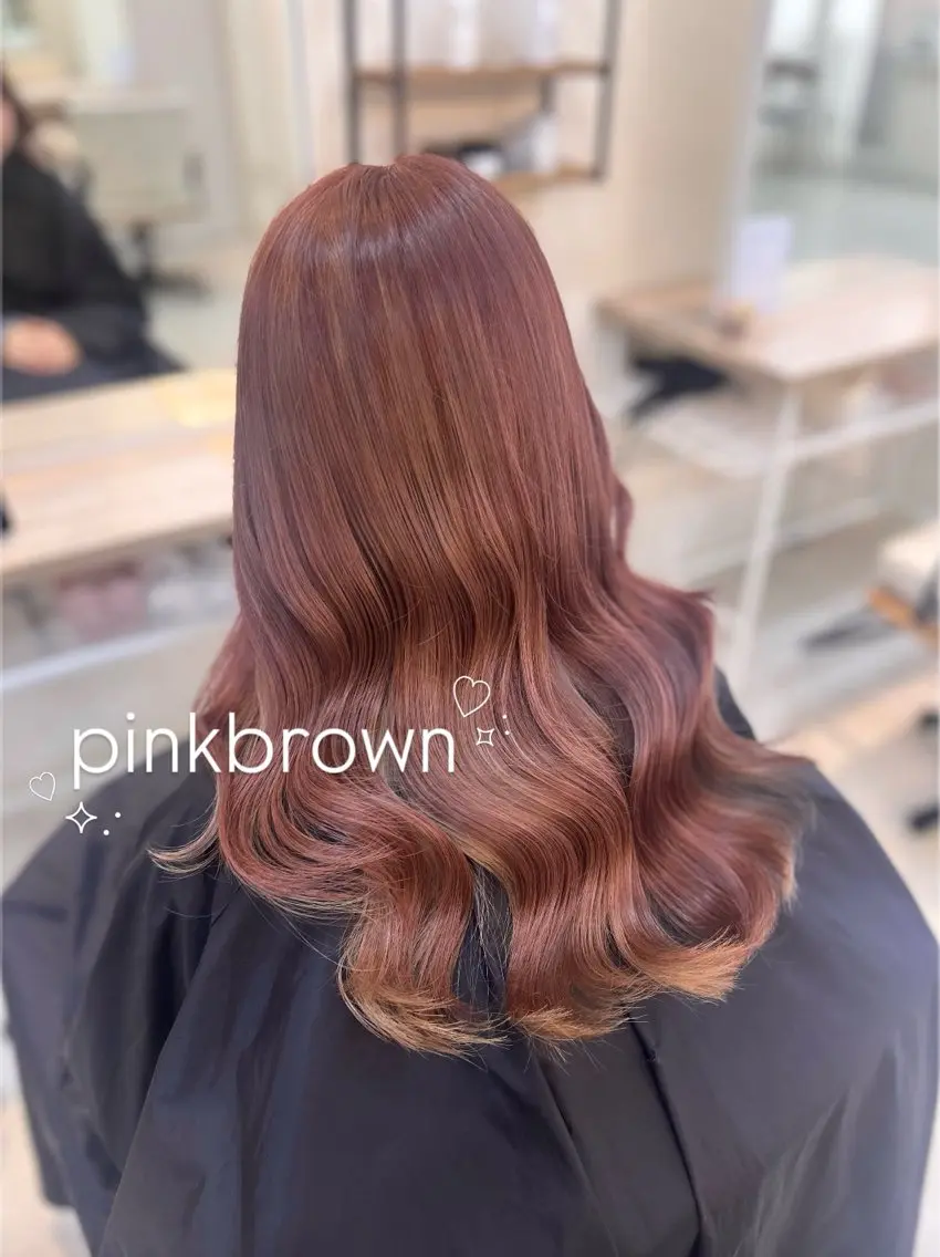セミロング ヘアカラー 💞艶モテ髪✨ MOENA💞のヘアスタイル