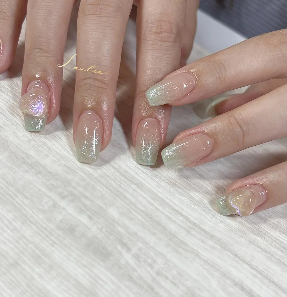 ネイル フットネイル 韓国ネイル ハンドネイル nail salon Lauleaのネイルデザイン