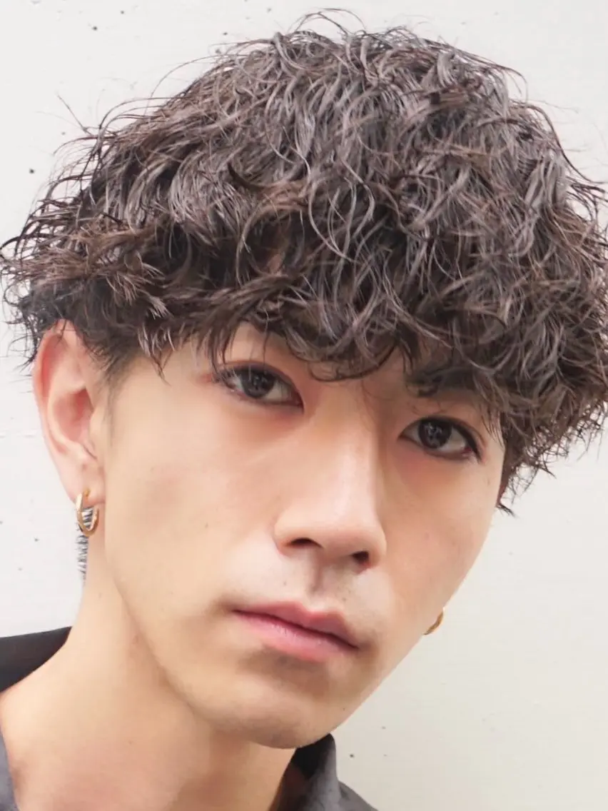 ショート パーマ メンズ カット パーマ fifth/メンズ/ シャドウパーマ/星七のヘアスタイル
