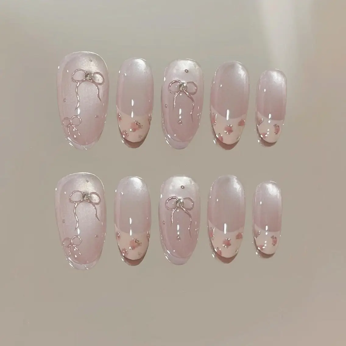 ネイル マグネットネイル 持ち込み 春ネイル ハンドネイル Miu nailのネイルデザイン