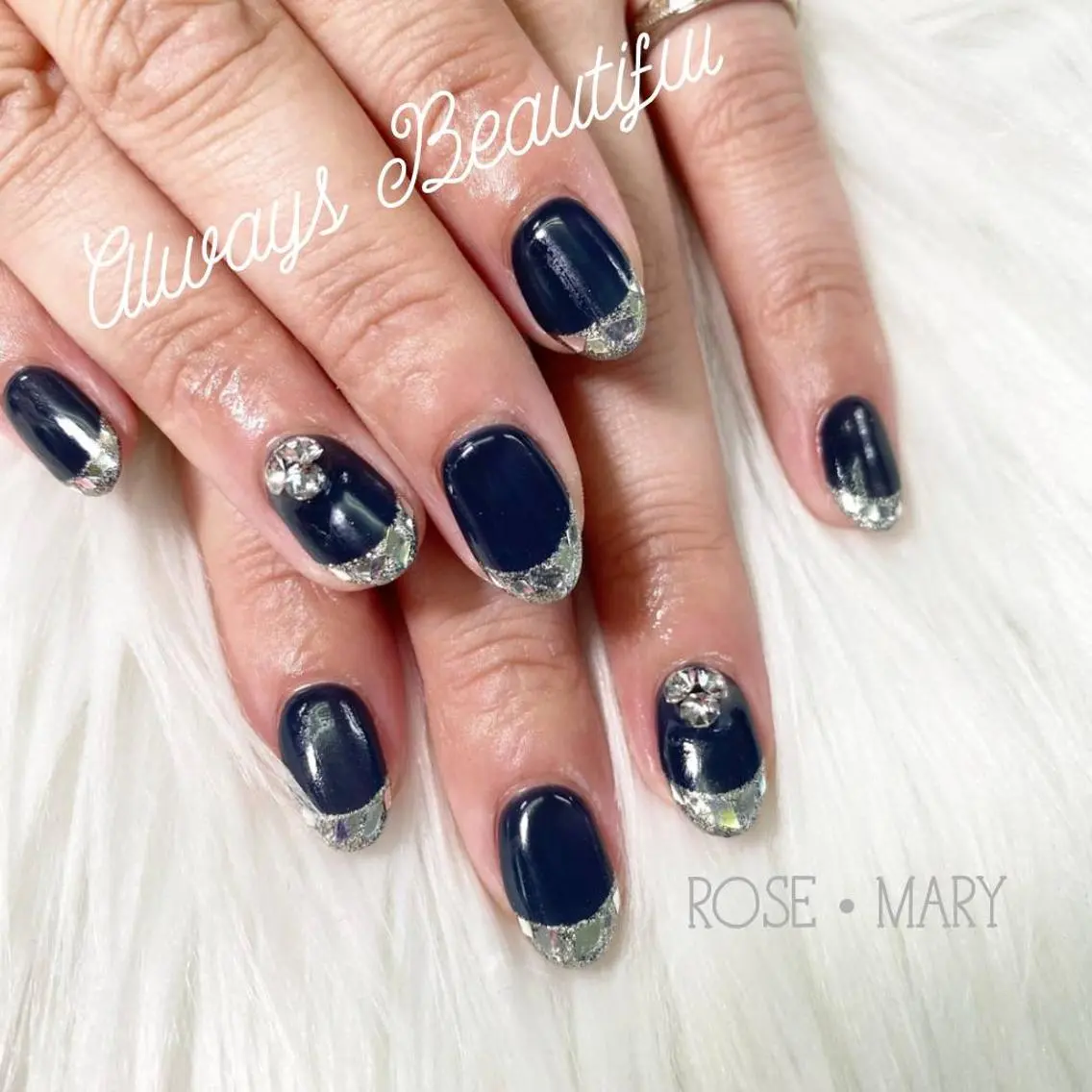 ネイル ハンドネイル ROSE・ MARY 鈴木のネイルデザイン