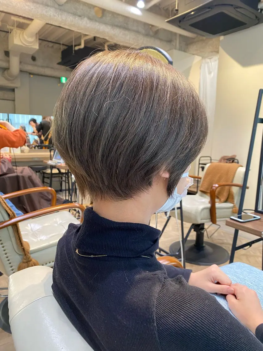 ショート カラー 新宿 / Aujua ソムリエ🫧森田涼介のヘアスタイル
