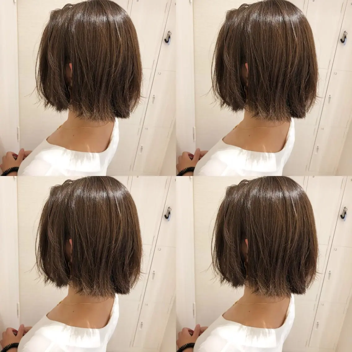 カラー アディクシーカラー アッシュ バレイヤージュ 透明感カラー グラデーションカラー 三鷹で1番ショート ボブをカットする新谷のヘアスタイル