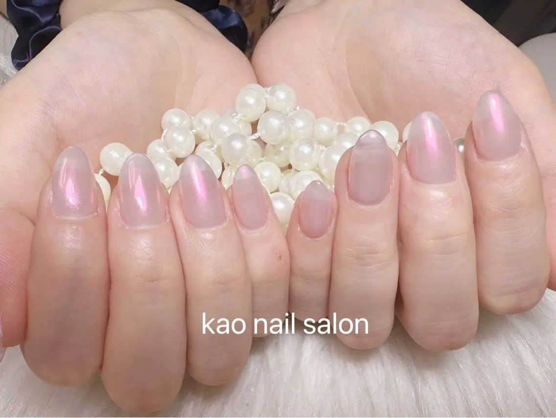 ネイル ハンドネイル kao nail マグネット/長さだしのネイルデザイン