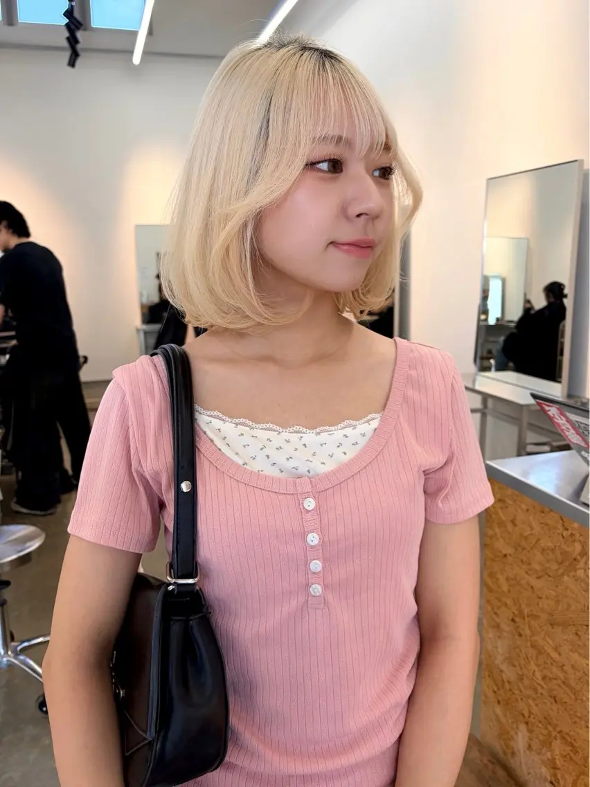 ミディアム カット 宮本 祥生のヘアスタイル