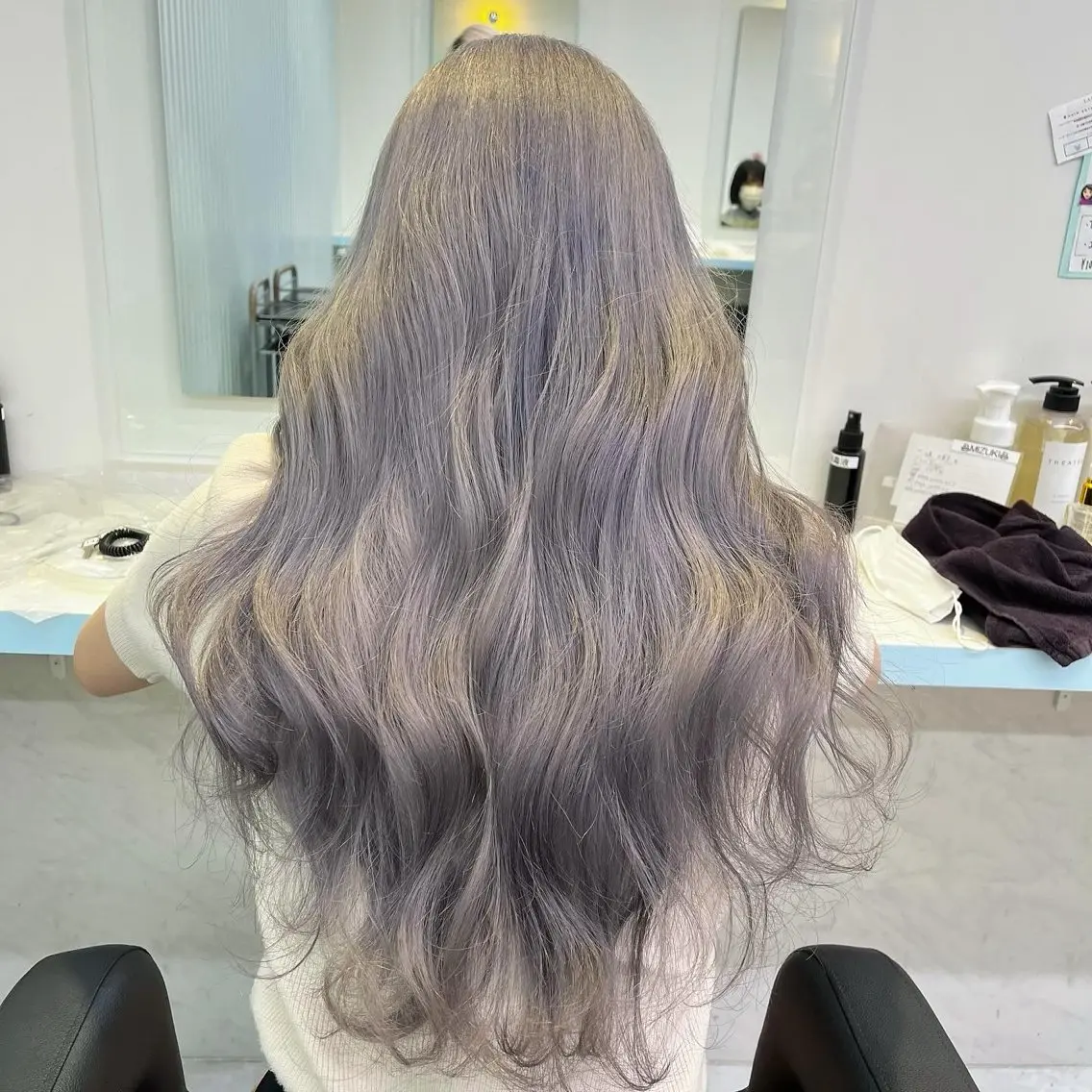 ロング カラー ヘアカラー トリートメント ブリーチカラー 🩵MIZUKIのヘアスタイル