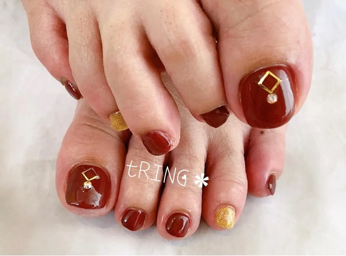 ネイル フットネイル tRING* しいの木台のネイルデザイン