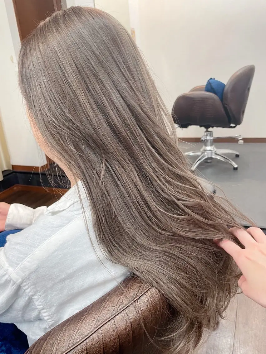 ロング カット ヘアカラー 【髪質改善✨】 sanaのヘアスタイル
