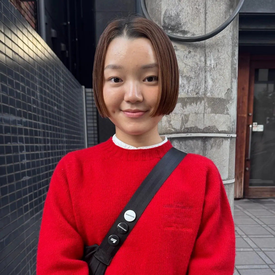 ショート カラー カット ヘアカラー 縮毛矯正 トリートメント しずく/Lilu/ 博多美容室のヘアスタイル