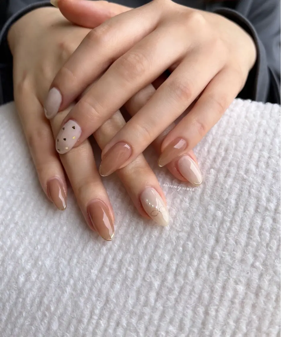 ネイル ジェルネイル マグネットネイル パラジェル sunny nailのネイルデザイン