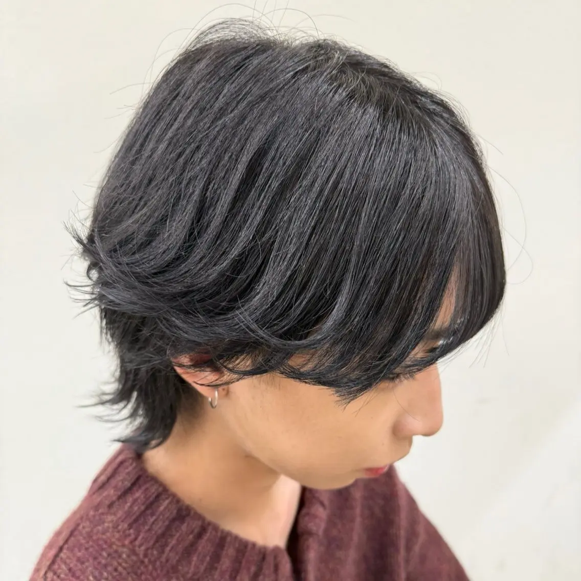 メンズ マッシュウルフ マッシュ メンズウルフカット ウルフカット fand千葉 Sayaka❄️のヘアスタイル