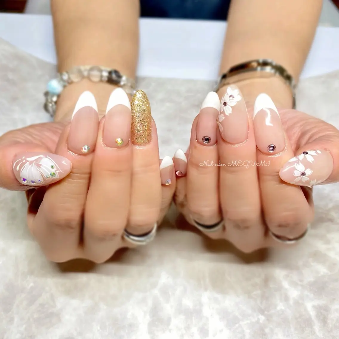 ネイル 持ち込み スカルプネイル ハンドネイル Nail salon MEGUMIのネイルデザイン