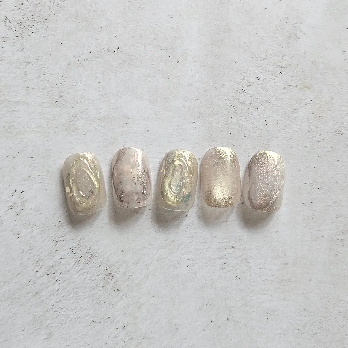 ネイル 氷ネイル・うるうるネイル ハンドネイル Nailsalon manoのネイルデザイン