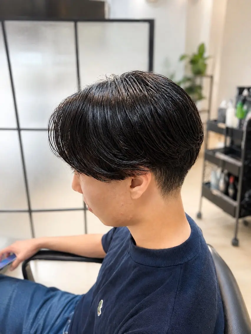 ショート パーマ メンズ パーマ／メンズ ／ピンパーマ/横山のヘアスタイル