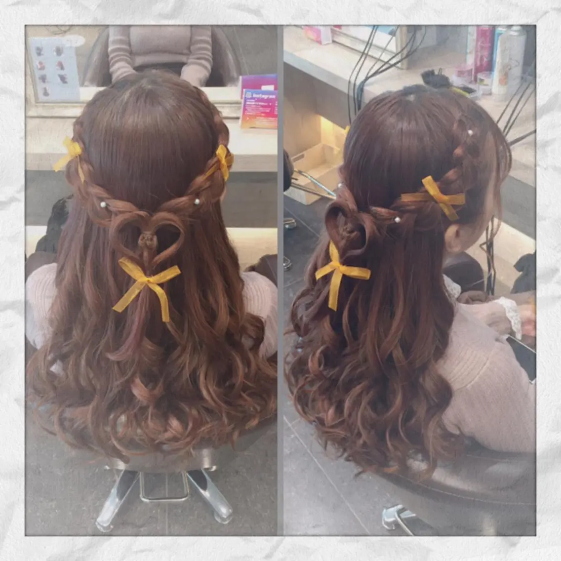 ロング ヘアアレンジ ハーフアップ ヘアセット ヘアセット/着付け 𓇼 まつもと𓇼のその他イメージ