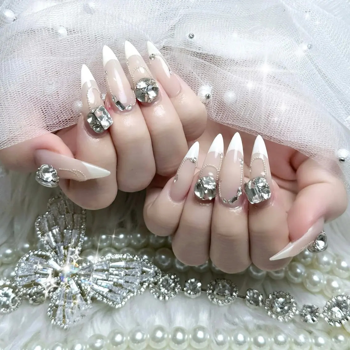 🎀今だけお得✨チップ長さだし＋ストーンつけ放題20％OFF🩷🌸の写真