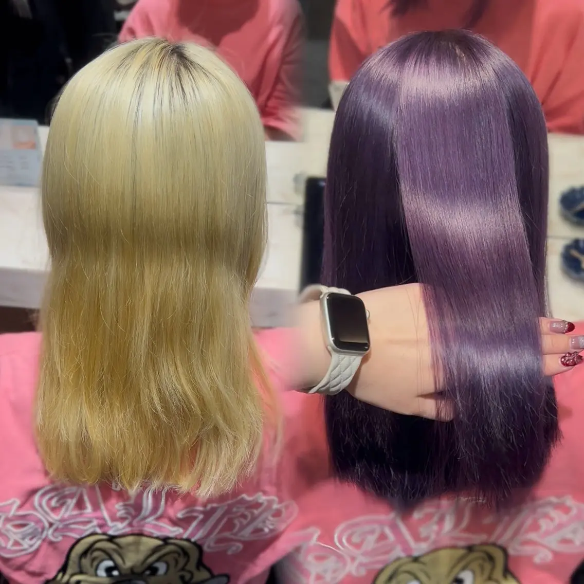 ミディアム ヘアカラー 🎀艶カラー￤髪質 改善🎀ayane♥のヘアスタイル