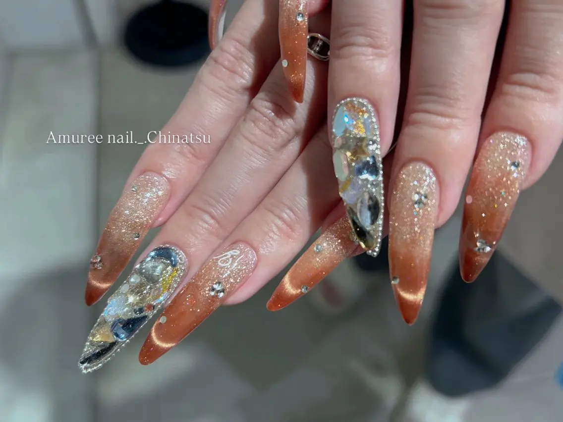 ネイル ハンドネイル Amuree._. Chinatsuのネイルデザイン