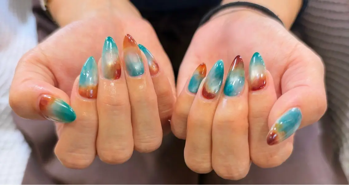 ネイル ニュアンスネイル ハンドネイル pro.M Juri𝜗𝜚˚⋆のネイルデザイン