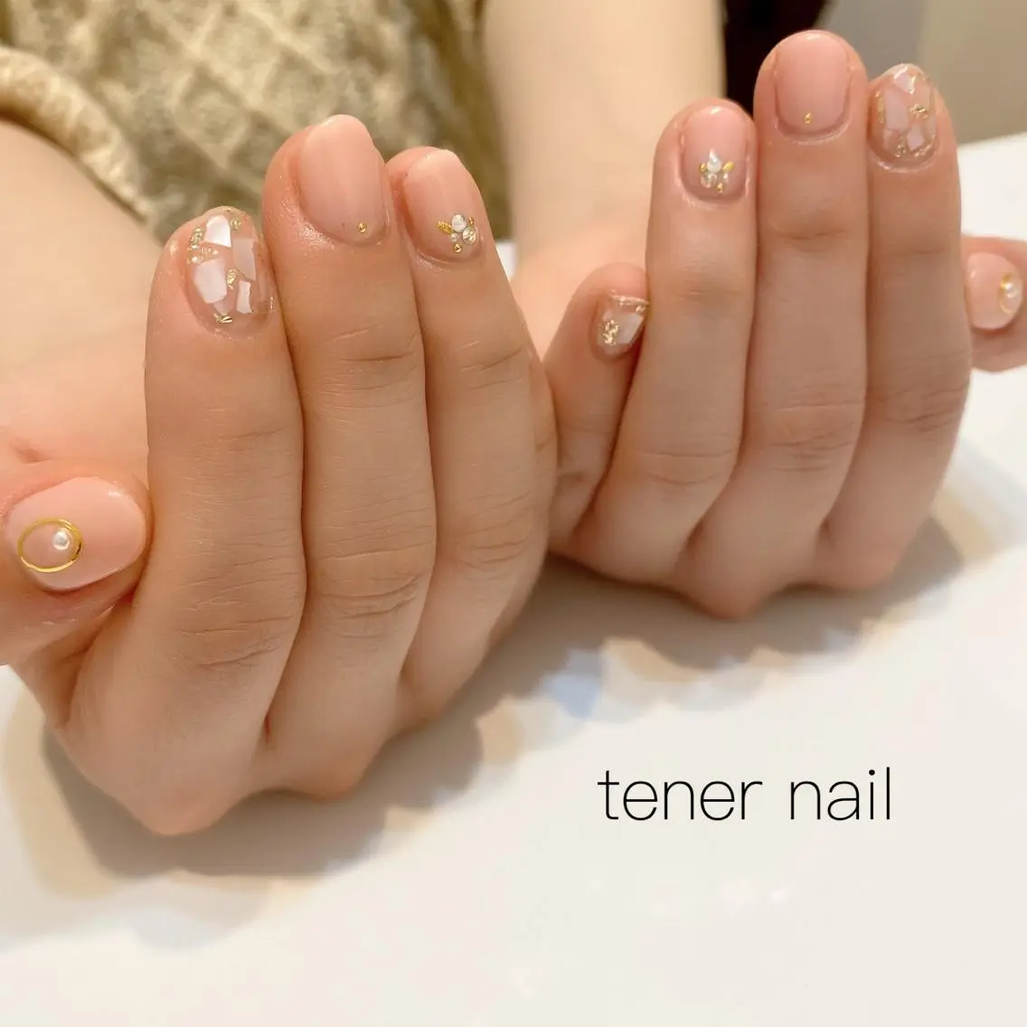 ネイル アートネイル ピンク テネルネイル tener nailのネイルデザイン