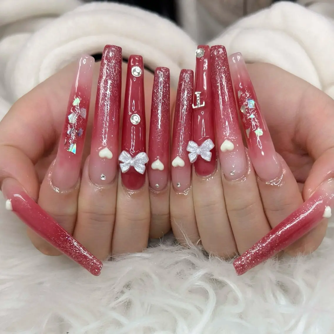 ネイル ANH ゴテゴテネイルのネイルデザイン