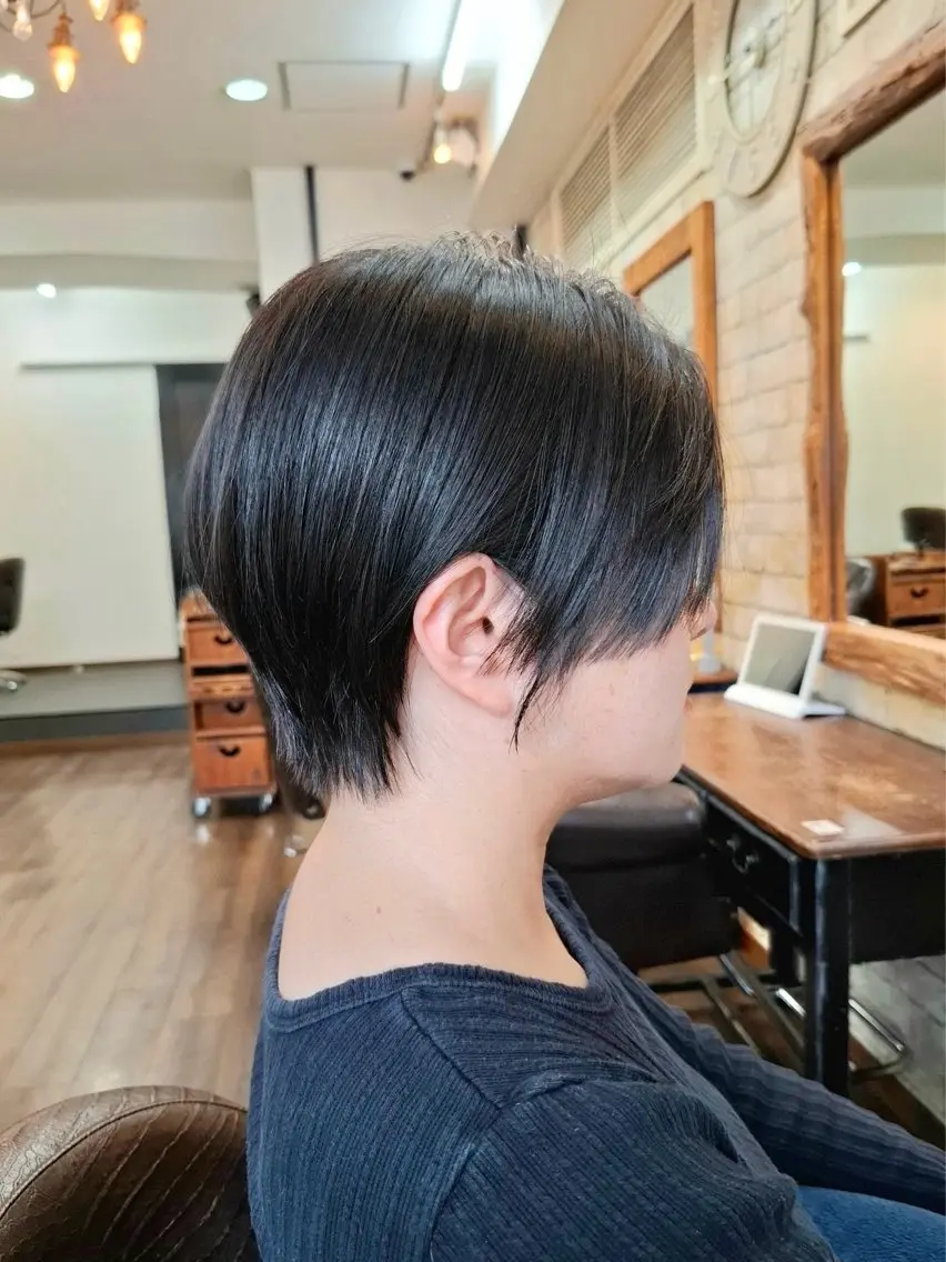 ショート カット トリートメント 💈直毛×ツイスパの プロ🥷清水真之介のヘアスタイル