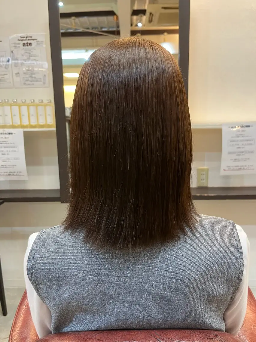 カラー 立道 樹奈のヘアスタイル